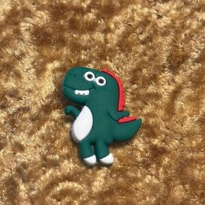 Kids Green Dinosaur Jibbitz Shoe Charm  Accessory For Crocs & Shoes New 5/$15